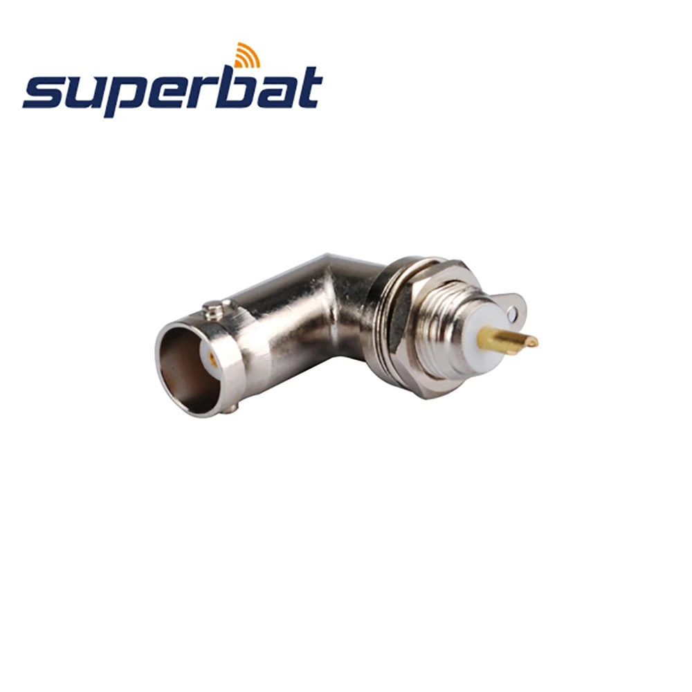 Superbat 10pcs BNC Connector Panel Mount Female Bulkhead Right Angle with Solder Cup
Superbat 10pcs BNC Connector Panel Mount Female Bulkhead Right Angle with Solder Cup
