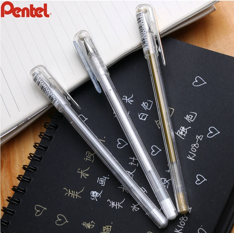 3pcs/lot Japan brand new 0.8mm gel pen smoothly writing high quality line drawing pen 3 ink colors option Pentel K108
3pcs/lot Japan brand new 0.8mm gel pen smoothly writing high quality line drawing pen 3 ink colors option Pentel K108