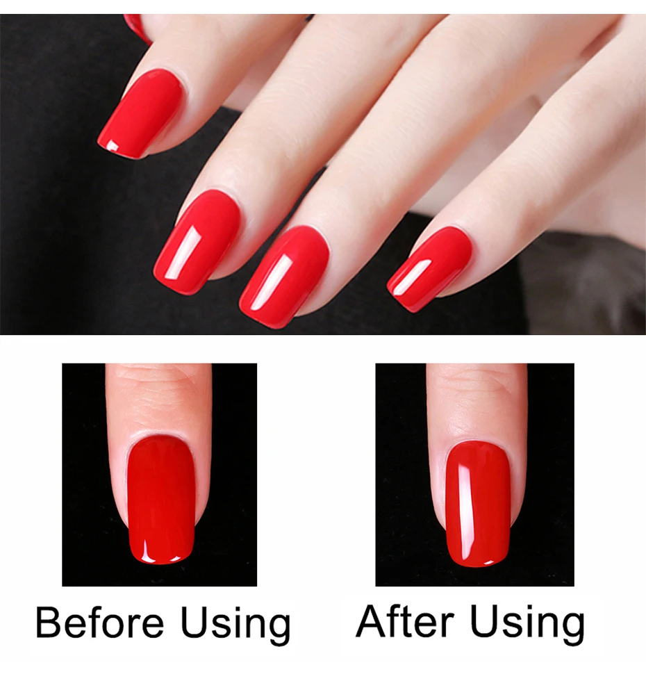 8ml Metallic Top Coat Base No Clean Matte Shiny Gel Polish UV For Nails Vernis Semi Permanent GelCharm | Красота и здоровье