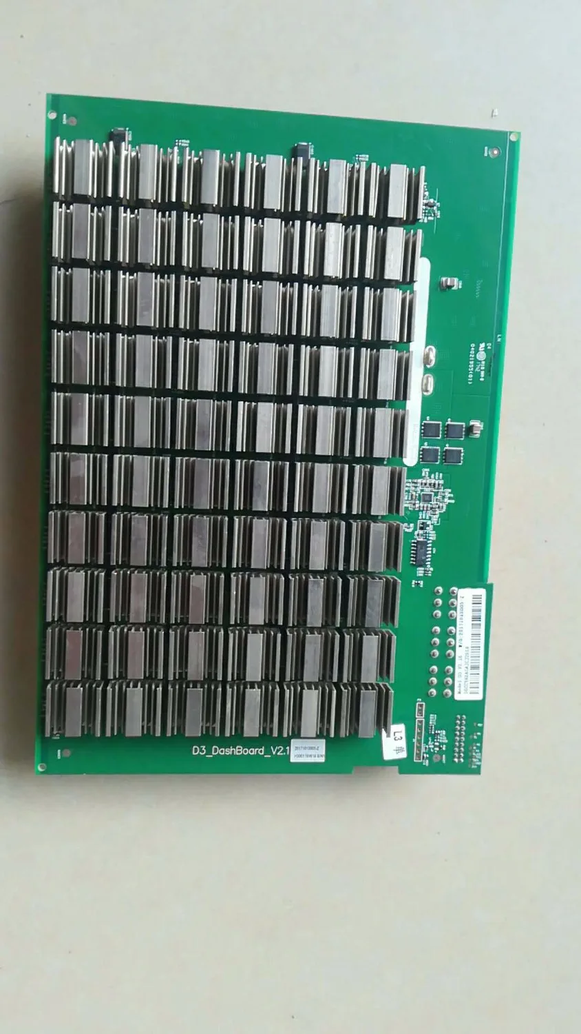 Хэш-плата YUNHUI Antminer D3 17G, одна часть Antminer D3, для замены плохой хэш-платы D3
Хэш-плата YUNHUI Antminer D3 17G, одна часть Antminer D3, для замены плохой хэш-платы D3