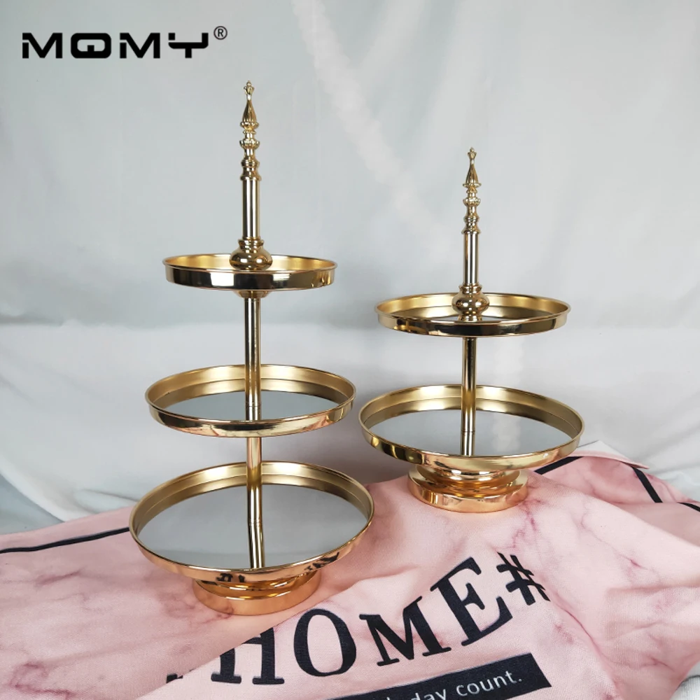 2/ 3 Tiers Gold Mirror Cupcake Stand Electroplating Metal Grand Design For Wedding Party Dessert Cake Table Decoration
2/ 3 Tiers Gold Mirror Cupcake Stand Electroplating Metal Grand Design For Wedding Party Dessert Cake Table Decoration