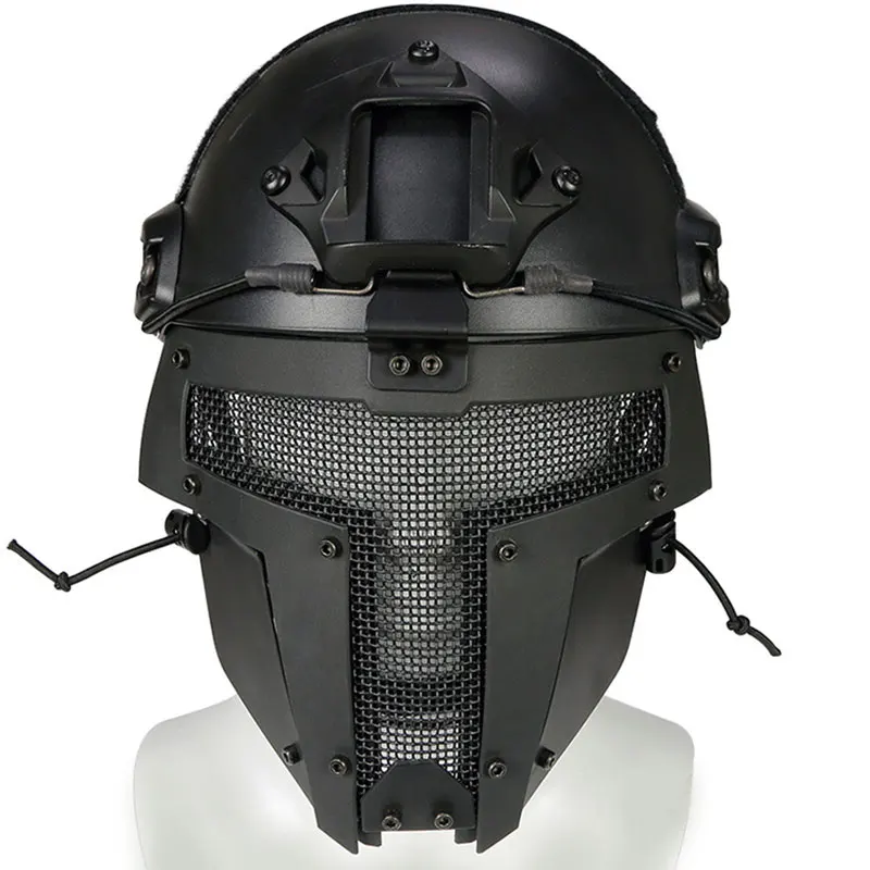 Tactical Wire Steel Full Face Mesh Mask Outdoor Sport Protective Helmet Fencing Hunting Iron Samurai Mask
Tactical Wire Steel Full Face Mesh Mask Outdoor Sport Protective Helmet Fencing Hunting Iron Samurai Mask
