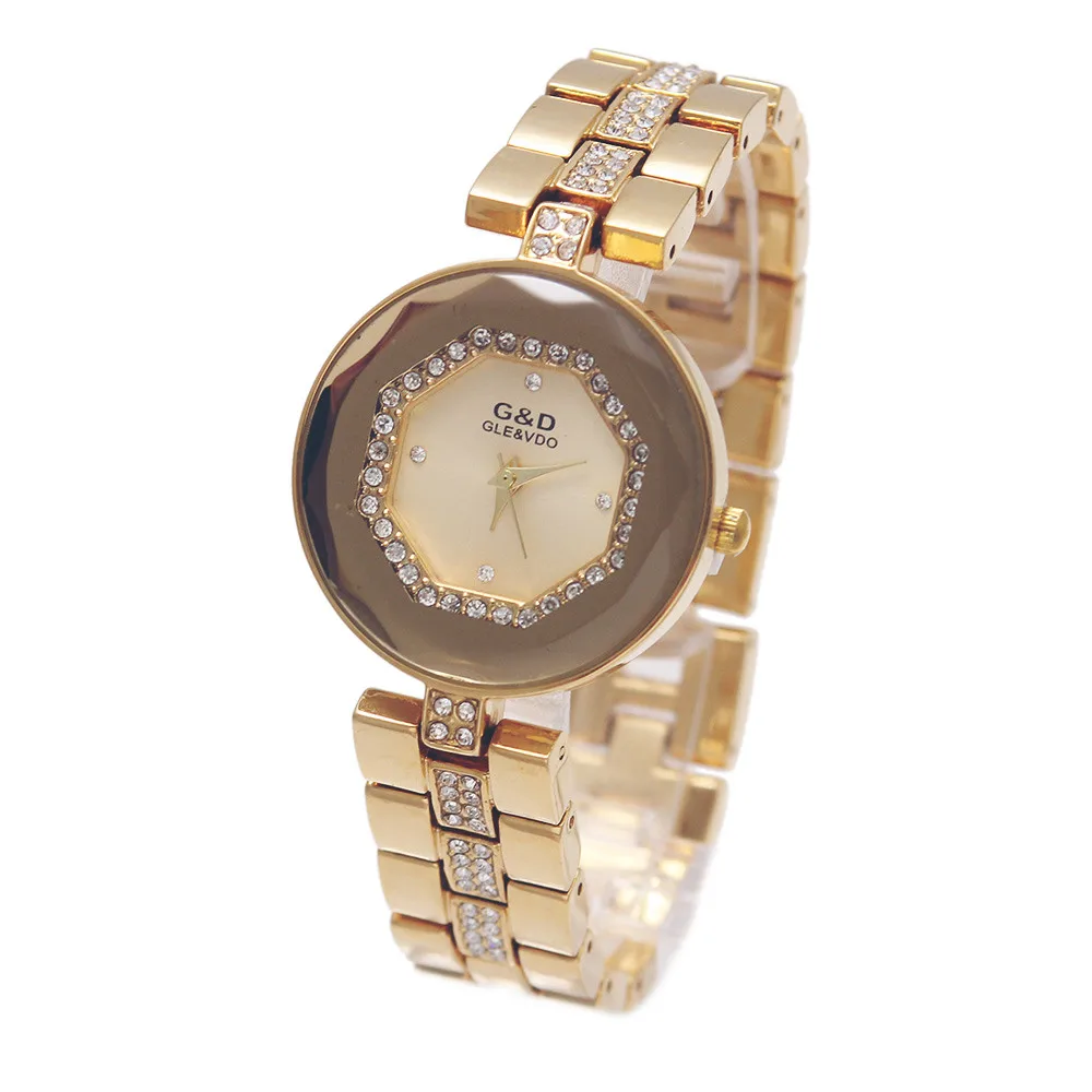 G&D TOP Brand Luxury Women's Brecelet Watch Golden Rhinestone Fashion Women's Quartz Wristwatches Relogio Feminino Dress Watches
G&D TOP Brand Luxury Women's Brecelet Watch Golden Rhinestone Fashion Women's Quartz Wristwatches Relogio Feminino Dress Watches