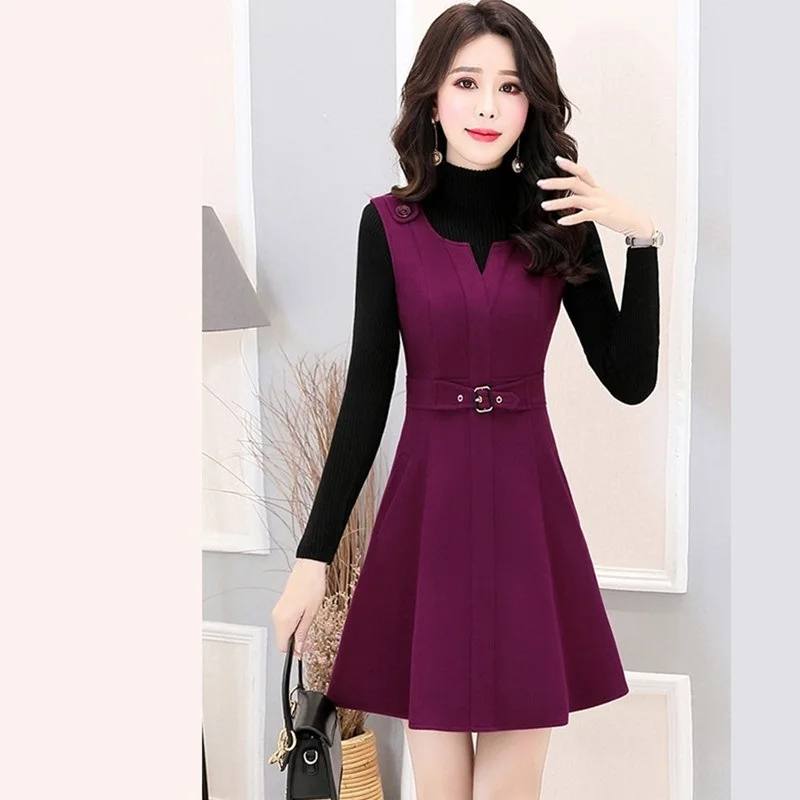 UHYTGF Korean fashion long-sleeved autumn winter dress long zipper pocket Slim temperament women Casual two piece skirt set 276
UHYTGF Korean fashion long-sleeved autumn winter dress long zipper pocket Slim temperament women Casual two piece skirt set 276