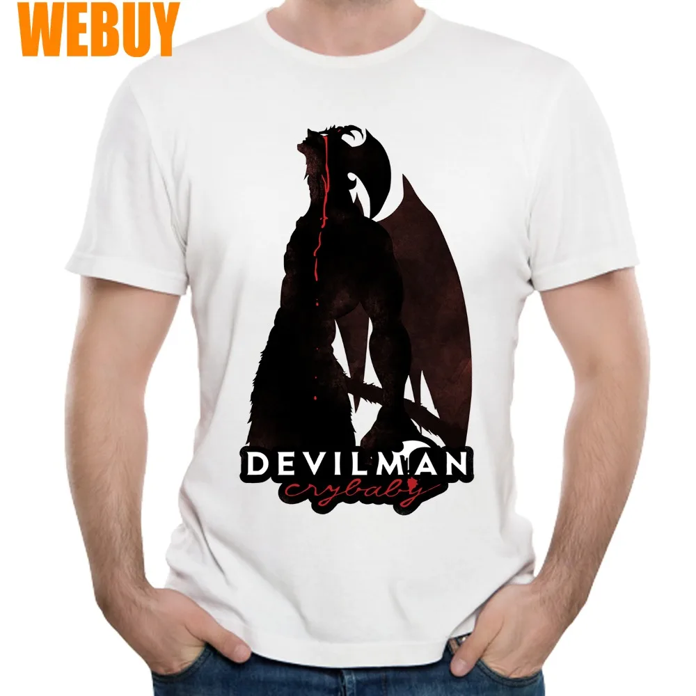 Футболка DEVILMAN Crybaby с круглым вырезом лидер продаж хипстерская футболка для