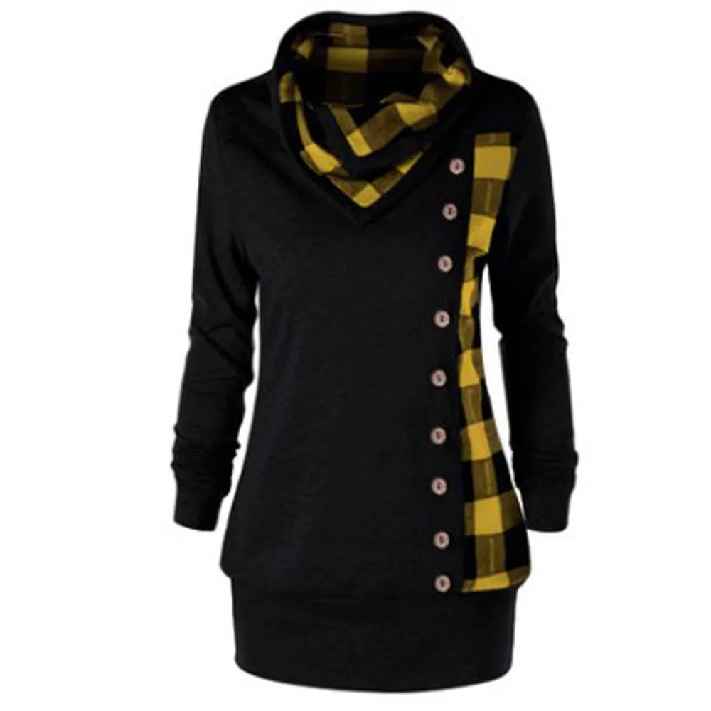 S-4XL Plus Size Turtleneck Color Block Plaid Casual Sweatshirt Dress Autumn Long Sleeve Sheath Bodycon Dress Pullovers Vestidos
S-4XL Plus Size Turtleneck Color Block Plaid Casual Sweatshirt Dress Autumn Long Sleeve Sheath Bodycon Dress Pullovers Vestidos