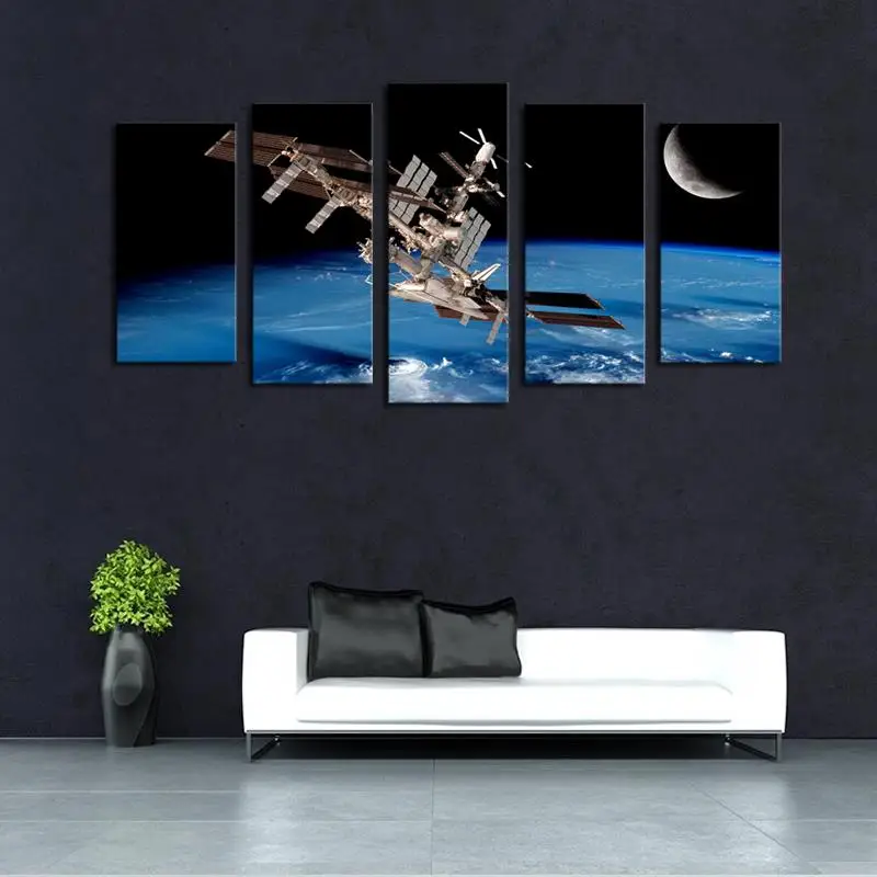 Unframed 5 Pcs Satellite Space Landscape Print Oil Painting Modern Canvas Wall Art for Wall Decor Home Decoration Artwork
Unframed 5 Pcs Satellite Space Landscape Print Oil Painting Modern Canvas Wall Art for Wall Decor Home Decoration Artwork