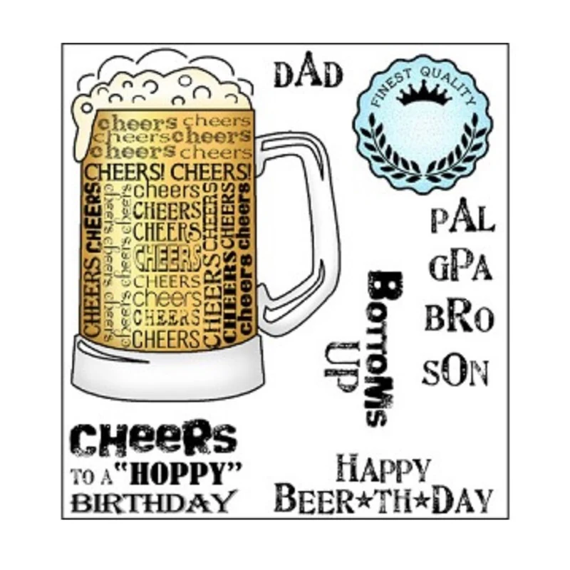 AZSG Happy Beer Silicone Clear Stamps/Seal For DIY Scrapbooking Decorative Card Making Craft Fun Decoration Supplies
AZSG Happy Beer Silicone Clear Stamps/Seal For DIY Scrapbooking Decorative Card Making Craft Fun Decoration Supplies