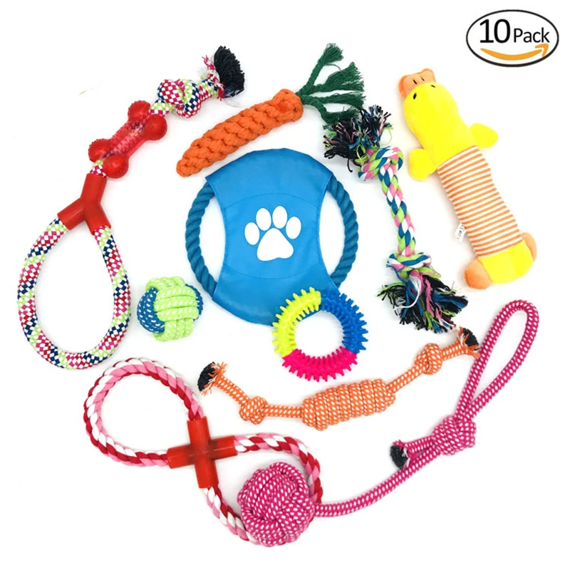 New Puppy Pet Dog Toys Set Pet Dog Chew Toys Rope Durable Cotton Clean Teeth for Small To Medium Dogs Randomly Colors
New Puppy Pet Dog Toys Set Pet Dog Chew Toys Rope Durable Cotton Clean Teeth for Small To Medium Dogs Randomly Colors