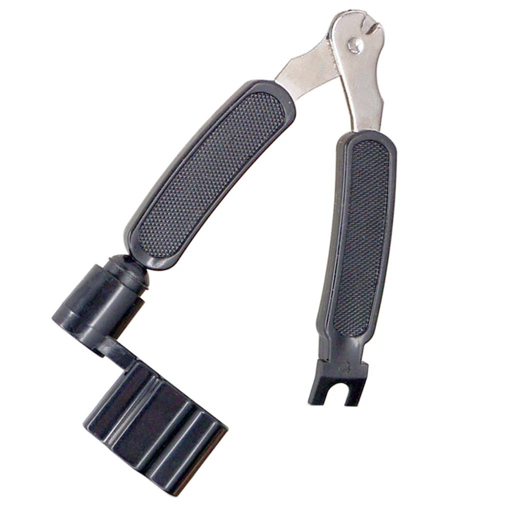 3 In 1 Multifunction Tool Guitar Bass String Winder Cutter Peg Pin Puller Remover Extractor Black
3 In 1 Multifunction Tool Guitar Bass String Winder Cutter Peg Pin Puller Remover Extractor Black