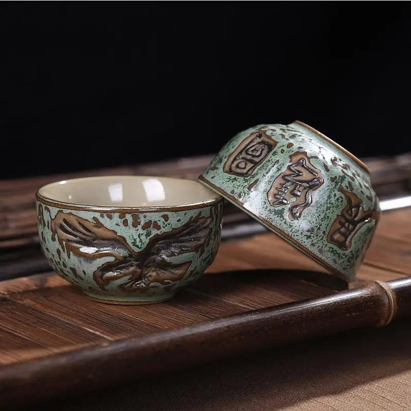Retro Chinese Kungfu Tea Set Ceramic Celadon Teaware Set Traditions Gai Wan Tea Cup Bone China Tea Sets Gaiwan Tea Pot Set Gift
Retro Chinese Kungfu Tea Set Ceramic Celadon Teaware Set Traditions Gai Wan Tea Cup Bone China Tea Sets Gaiwan Tea Pot Set Gift