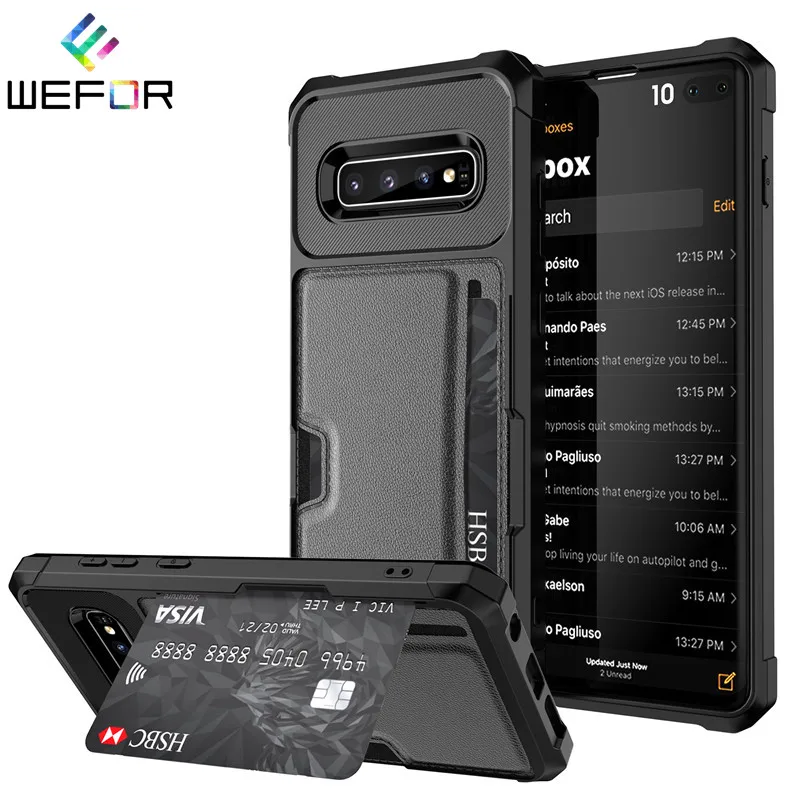 Wallet Case with Credit Card Holder Leather Case for Samsung galaxy S9 S10 Plus Luxury cover for Samsung galaxy Note 9 S10 e
Wallet Case with Credit Card Holder Leather Case for Samsung galaxy S9 S10 Plus Luxury cover for Samsung galaxy Note 9 S10 e