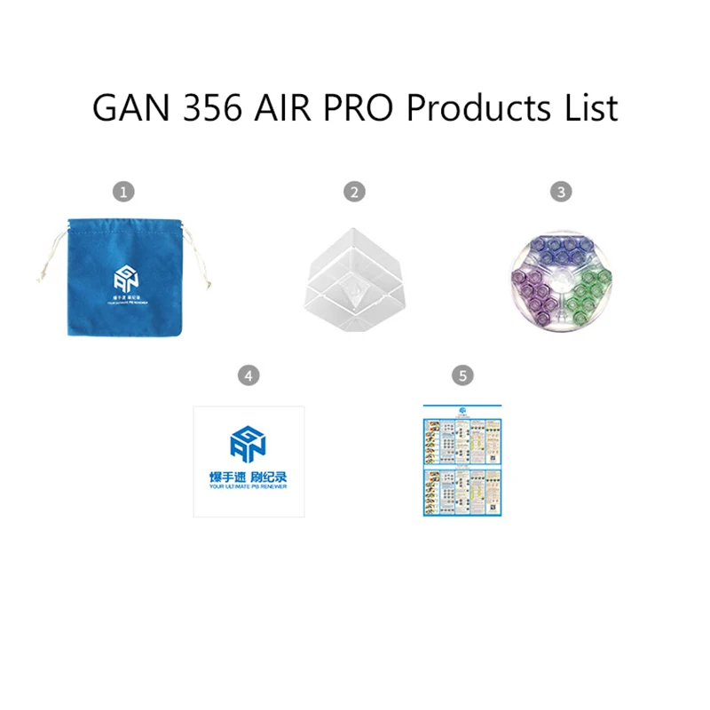 GAN 356 AIR Pro 3x3x3 Magic Cube 5.6 CM Smooth Speed Twist Puzzle Cube Professional Master Competition Neo Cube For Children Toy
GAN 356 AIR Pro 3x3x3 Magic Cube 5.6 CM Smooth Speed Twist Puzzle Cube Professional Master Competition Neo Cube For Children Toy