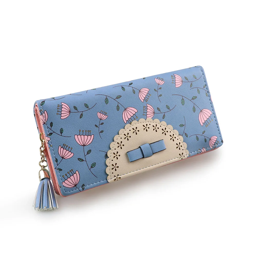 New Fashion Vintage Wallet Women Luxury Brand Famous Designer Flowers Tassel Bow Hasp Card Holder Long Women Wallets and Purses
New Fashion Vintage Wallet Women Luxury Brand Famous Designer Flowers Tassel Bow Hasp Card Holder Long Women Wallets and Purses