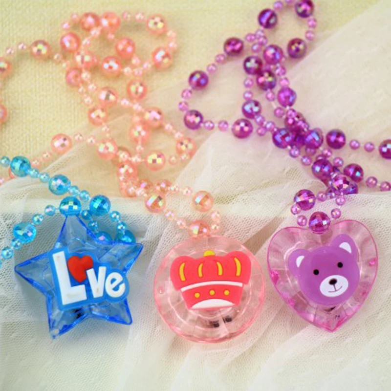 Novelty Luminous Toys for Kids Girls Beautiful Glowing Necklaces Toys Led Flashing Pendant Necklace Children Birthday Party Gift
Novelty Luminous Toys for Kids Girls Beautiful Glowing Necklaces Toys Led Flashing Pendant Necklace Children Birthday Party Gift