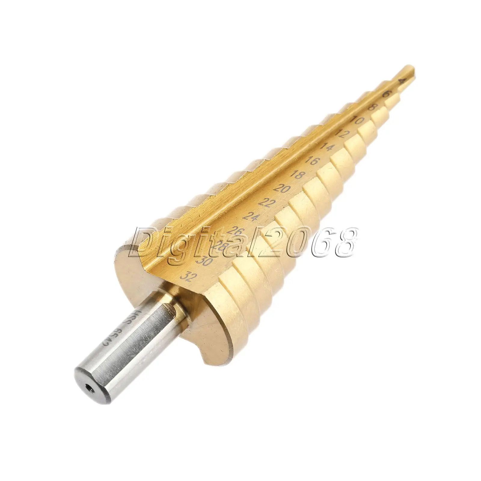 Large HSS Steel Step Cone Titanium Coated Drill Bit 4-32mm Hole Cutter Drill Countersink Titanium Bit Tools Woodworking Chamfer
Large HSS Steel Step Cone Titanium Coated Drill Bit 4-32mm Hole Cutter Drill Countersink Titanium Bit Tools Woodworking Chamfer