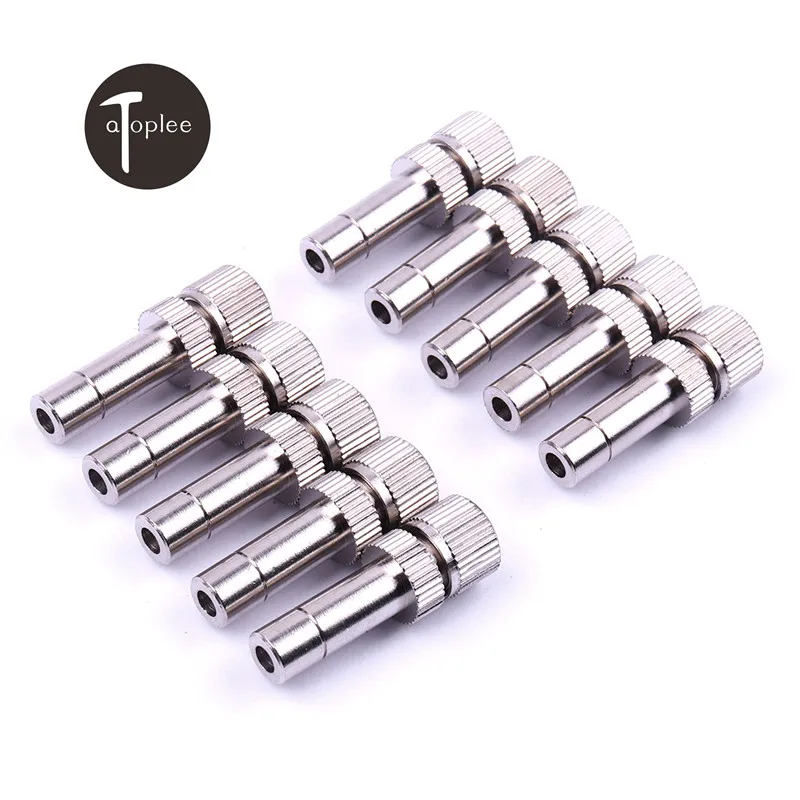 New 10pcs Low Pressure Atomizing Misting Nozzle Spray Injector Atomization Head Atomizers for Textile Breeding Chemical Plant
New 10pcs Low Pressure Atomizing Misting Nozzle Spray Injector Atomization Head Atomizers for Textile Breeding Chemical Plant