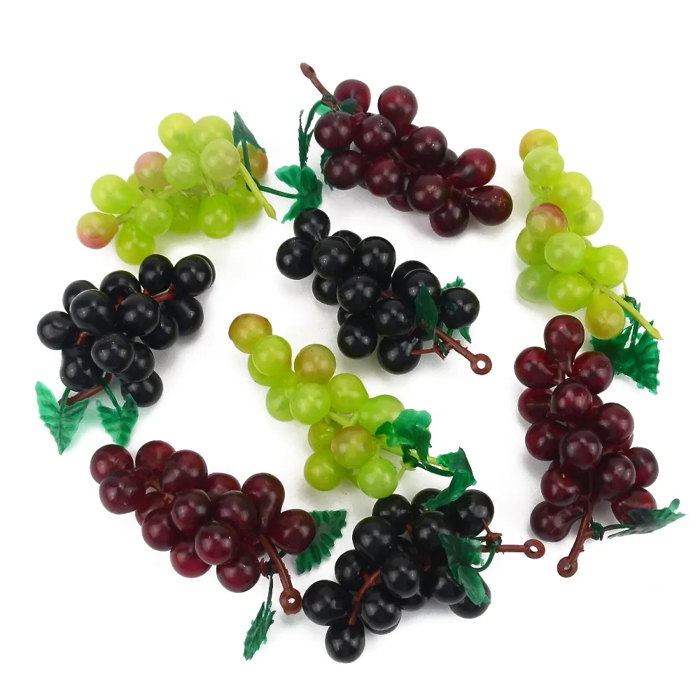 3 шт./7 см Искусственный пластик имитация фруктов винограда свадебное украшение