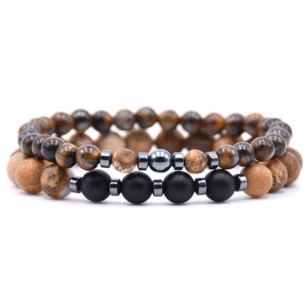 Spectrolite Charms Stone Bracelet With 4pcs Matte Black Man Fashion Women Gift For Bracelets
Spectrolite Charms Stone Bracelet With 4pcs Matte Black Man Fashion Women Gift For Bracelets