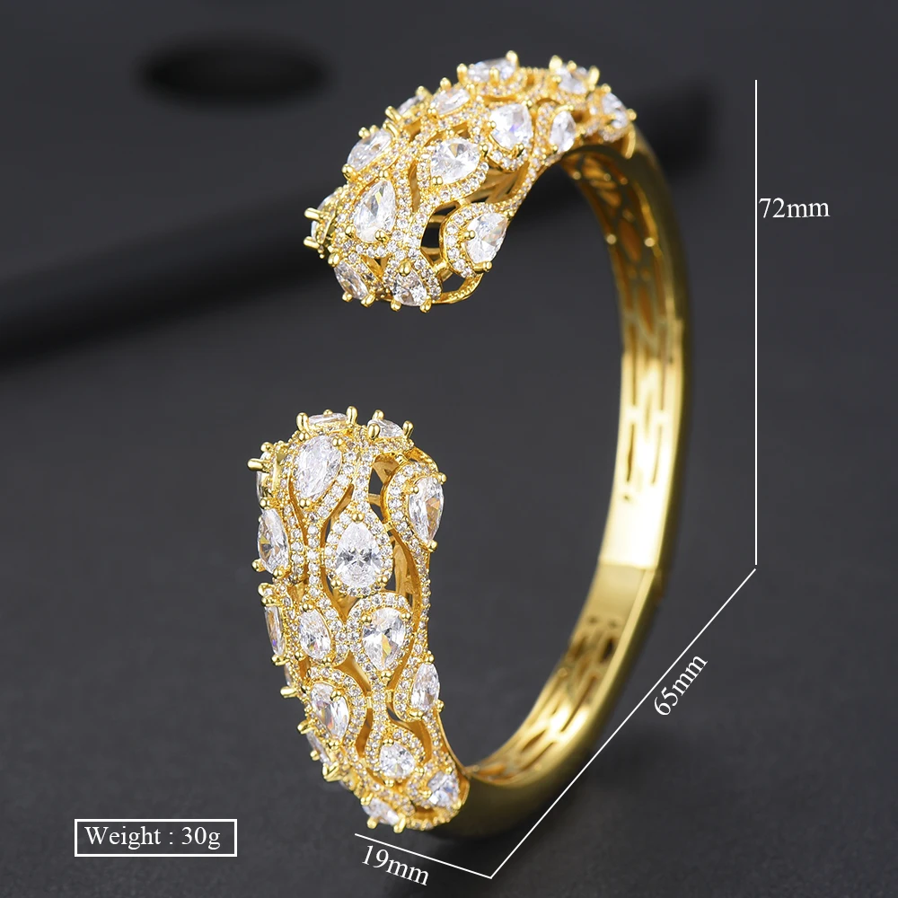 4 Colors Gorgeous Exquisite Opennning bangle Full Cubic Zirconia For Women Wedding Anniversary Engagement bijoux femme
4 Colors Gorgeous Exquisite Opennning bangle Full Cubic Zirconia For Women Wedding Anniversary Engagement bijoux femme