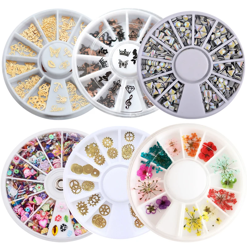 1 Pcs Metal Laser Mixed Nail Sequins Gold Silver Nail Decorations 3d DIY Polymer Clay Tiny Tips Studs Manicure Nail Wheels
1 Pcs Metal Laser Mixed Nail Sequins Gold Silver Nail Decorations 3d DIY Polymer Clay Tiny Tips Studs Manicure Nail Wheels