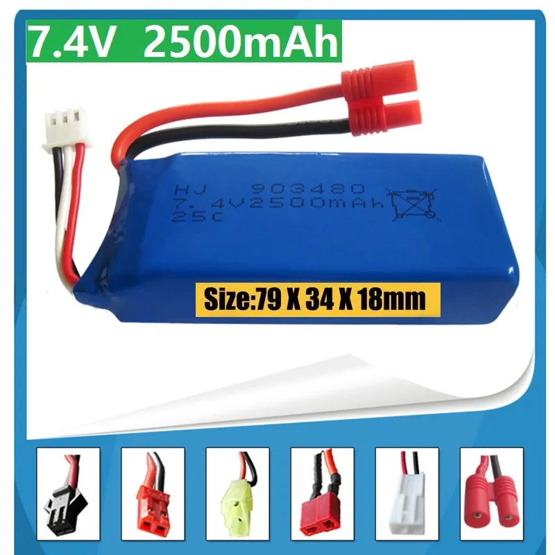 New big battery 2500mAh 2S 7.4V 25C Lipo Battery Helicopter Battery Syma X8 X8W X8G with voltage protection board
New big battery 2500mAh 2S 7.4V 25C Lipo Battery Helicopter Battery Syma X8 X8W X8G with voltage protection board