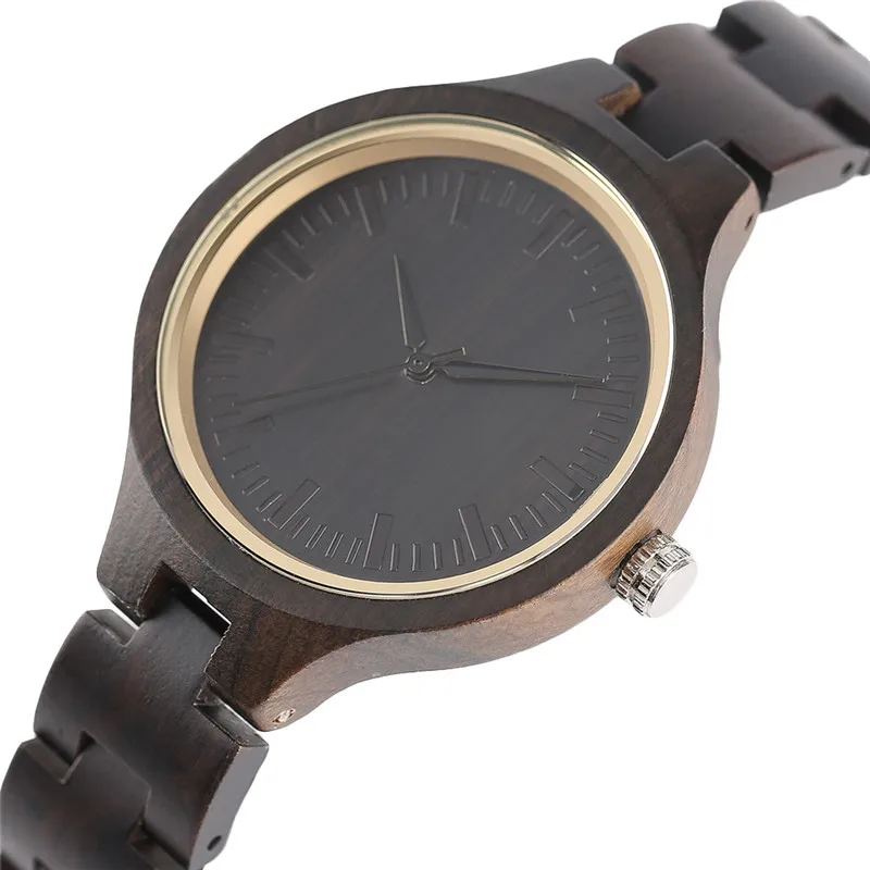 Wooden Watch Ladies Women Vintage Wood Wrist Watch Natural Ebony Quartz Wristwatches Bamboo Straps Chain Handmade Woman's Gifts
Wooden Watch Ladies Women Vintage Wood Wrist Watch Natural Ebony Quartz Wristwatches Bamboo Straps Chain Handmade Woman's Gifts