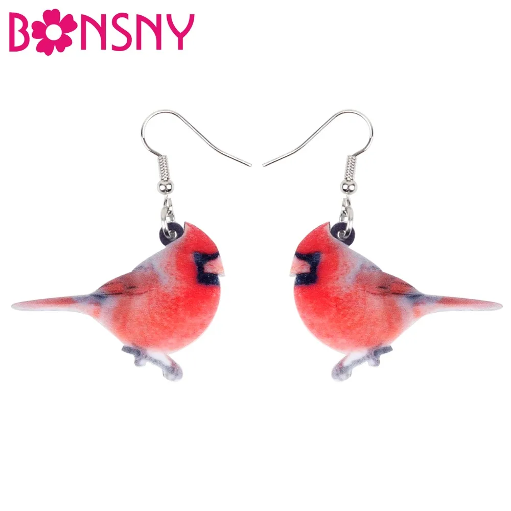 Bonsny Acrylic Unique Northern Cardinal Bird Earrings Big Long Dangle Drop Novelty North America Animal Jewelry For Women Girls
Bonsny Acrylic Unique Northern Cardinal Bird Earrings Big Long Dangle Drop Novelty North America Animal Jewelry For Women Girls