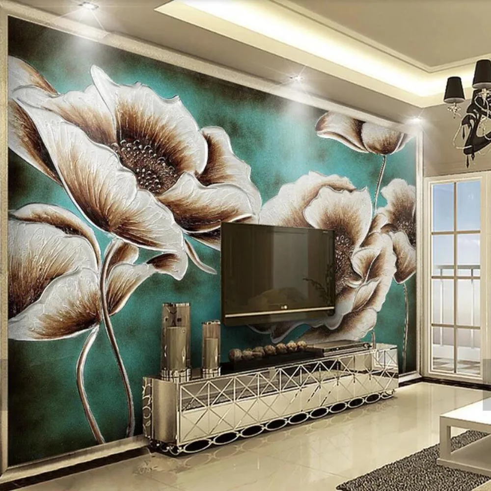 European Stereo Oil Painting Corn Poppy Flower Wallpaper Mural 3D Printed Photo Wall Murals Wall Decor Gold Floral Murals
European Stereo Oil Painting Corn Poppy Flower Wallpaper Mural 3D Printed Photo Wall Murals Wall Decor Gold Floral Murals