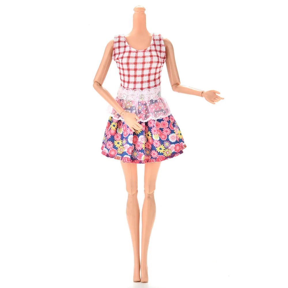 Patchwork Elegant Lace Floral Sleeveless Summer Dress for Plaid Doll Dresses Doll Clothes Tank Clothing Girls Gifts
Patchwork Elegant Lace Floral Sleeveless Summer Dress for Plaid Doll Dresses Doll Clothes Tank Clothing Girls Gifts