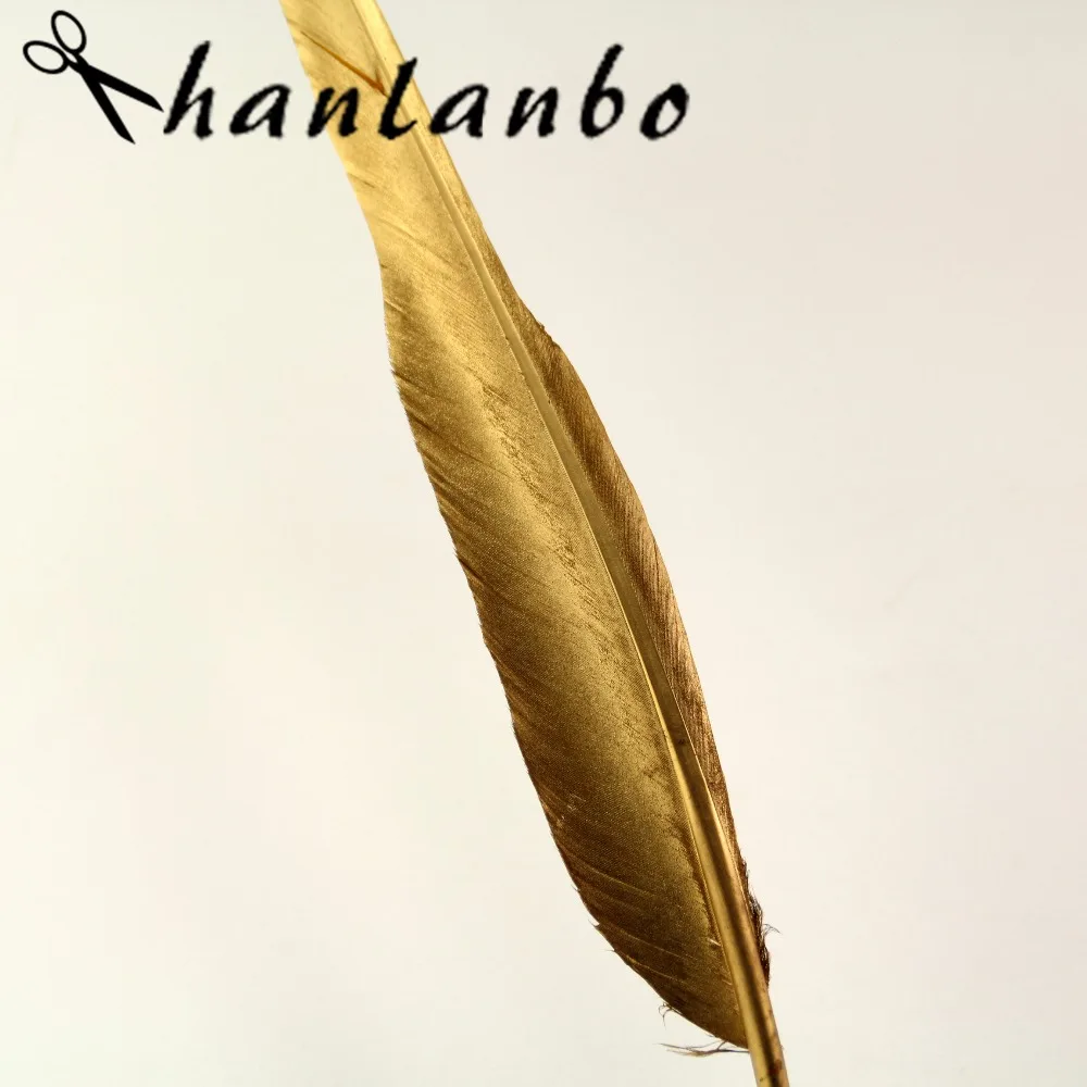 High-quality 12-14 inches 35-40 cm 20Pcs/lot gold Glittering Natural Goose Feather DIY Accessories plumes Party Decoration
High-quality 12-14 inches 35-40 cm 20Pcs/lot gold Glittering Natural Goose Feather DIY Accessories plumes Party Decoration