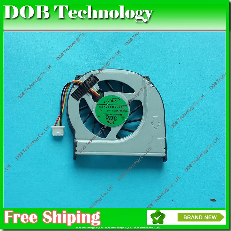 

original CPU cooling fan for Acer One 532h D255 D225 D255E D260 NAV70 NAV50 PAV70 Cooling fan heatsink AB4205HX-KB3 5V 0.30A Q