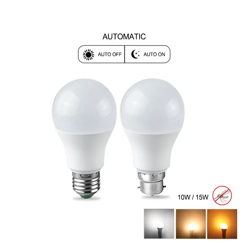 Vacamm Novelty Lights LED E27 B22 Sensor Light 10W 15W Automatic Dusk to Dawn Bulb Lamp For Hallway Porch Emergency Lighting
Vacamm Novelty Lights LED E27 B22 Sensor Light 10W 15W Automatic Dusk to Dawn Bulb Lamp For Hallway Porch Emergency Lighting