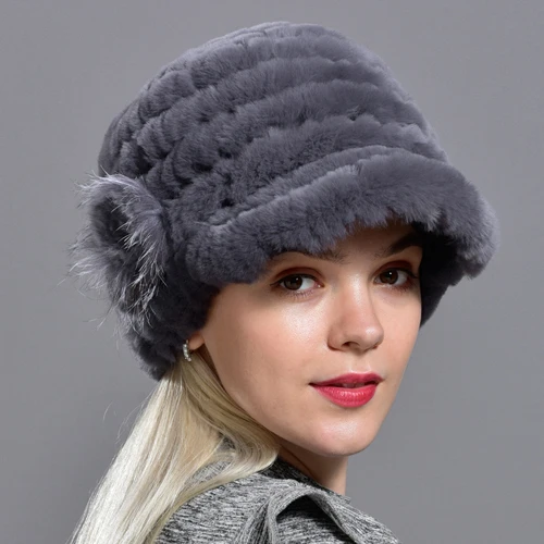 Rabbit Fur Cap Hats For Women Winter Floral Real Rex Fur Hat Elastic Beanies Warm Fashion Ladies Snow HatLQ11205
Rabbit Fur Cap Hats For Women Winter Floral Real Rex Fur Hat Elastic Beanies Warm Fashion Ladies Snow HatLQ11205