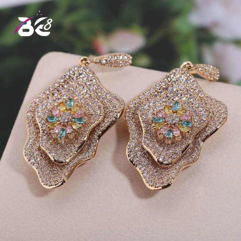 Be 8 Brand Hot New Elegant Bridal Flower Shape Drop Earring Long Dangle Statement Earrings for Women Jewelry E716
Be 8 Brand Hot New Elegant Bridal Flower Shape Drop Earring Long Dangle Statement Earrings for Women Jewelry E716