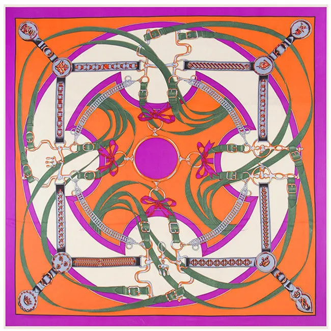 130cm*130cm 100% Pure Silk Euro Brand Style Women Belt and Metal Chain Printed Silk Square Scarf Femal Fashion Shawls
130cm*130cm 100% Pure Silk Euro Brand Style Women Belt and Metal Chain Printed Silk Square Scarf Femal Fashion Shawls