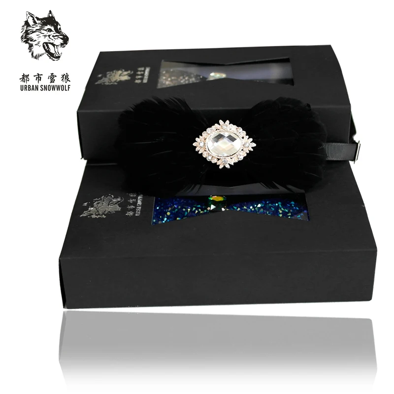 New Free Shipping fashion casual Men's male Black bow tie feather natural marriage wedding dress Korean groom Headdress on sale
New Free Shipping fashion casual Men's male Black bow tie feather natural marriage wedding dress Korean groom Headdress on sale