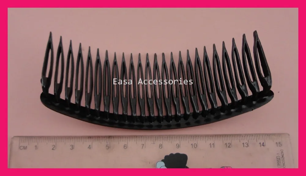 10PCS 24teeth 4.5CM*12.5CM Black Plain Plastic Hair Combs for diy hair accessories,handmade hair jewelry material
10PCS 24teeth 4.5CM*12.5CM Black Plain Plastic Hair Combs for diy hair accessories,handmade hair jewelry material