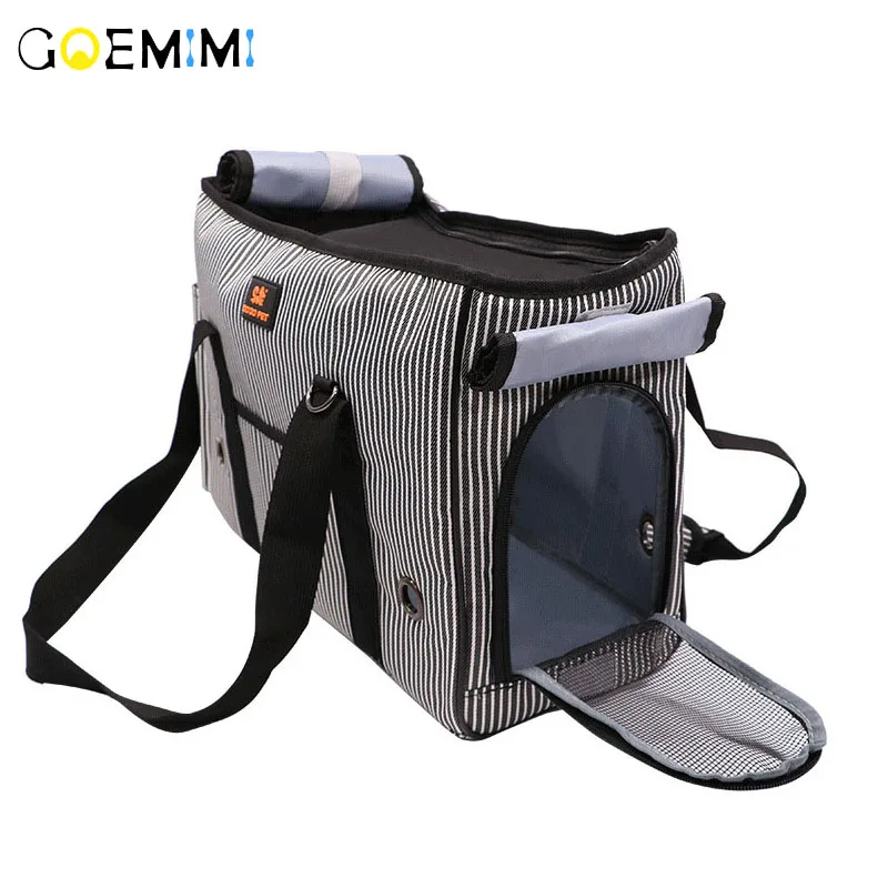 New Cat Outdoor Carrier Striped Design Pet Dog Shoulder Bags Breathable Cats Handbag products for cat
New Cat Outdoor Carrier Striped Design Pet Dog Shoulder Bags Breathable Cats Handbag products for cat