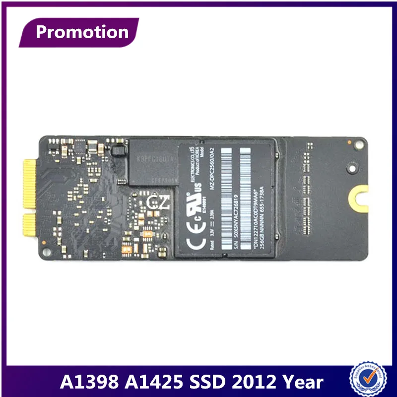 Оригинальный ремонт SSD для Apple Macbook Pro Retina 13 "A1425 A1398 128 ГБ 256 ГБ 512 ГБ 768 ГБ поздно/Mid 2012
Оригинальный ремонт SSD для Apple Macbook Pro Retina 13 "A1425 A1398 128 ГБ 256 ГБ 512 ГБ 768 ГБ поздно/Mid 2012