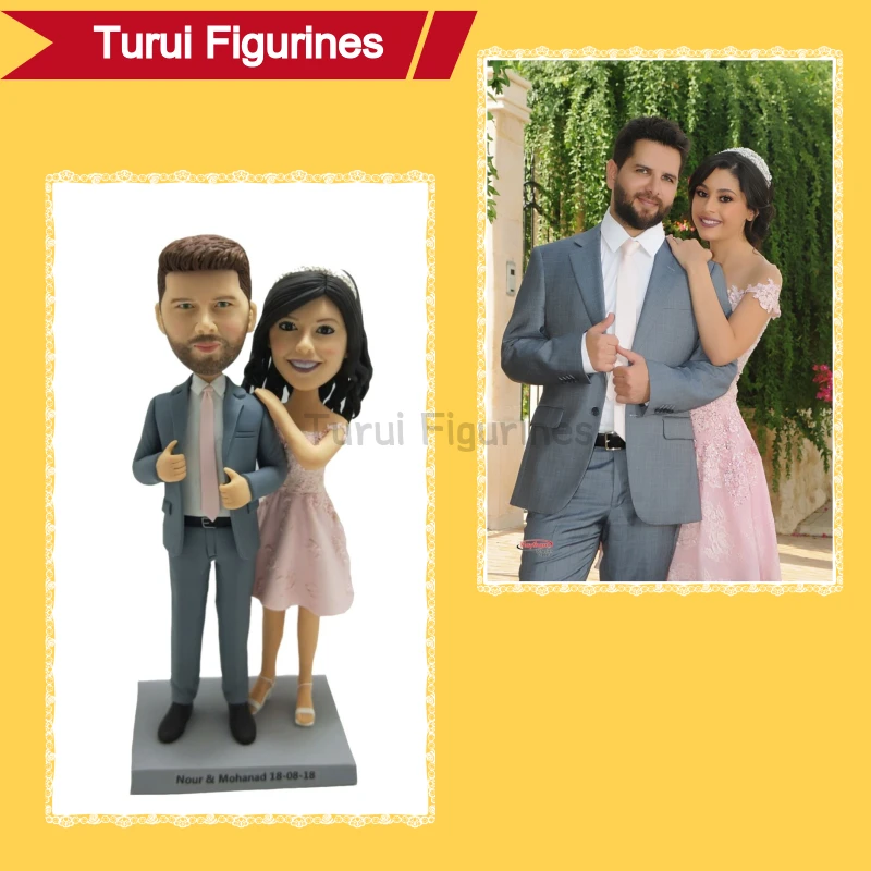 custom bobblehead from photo lovers gift figurines inexpensive custom bobble head dolls head to toe 100% handmade sculpture
custom bobblehead from photo lovers gift figurines inexpensive custom bobble head dolls head to toe 100% handmade sculpture