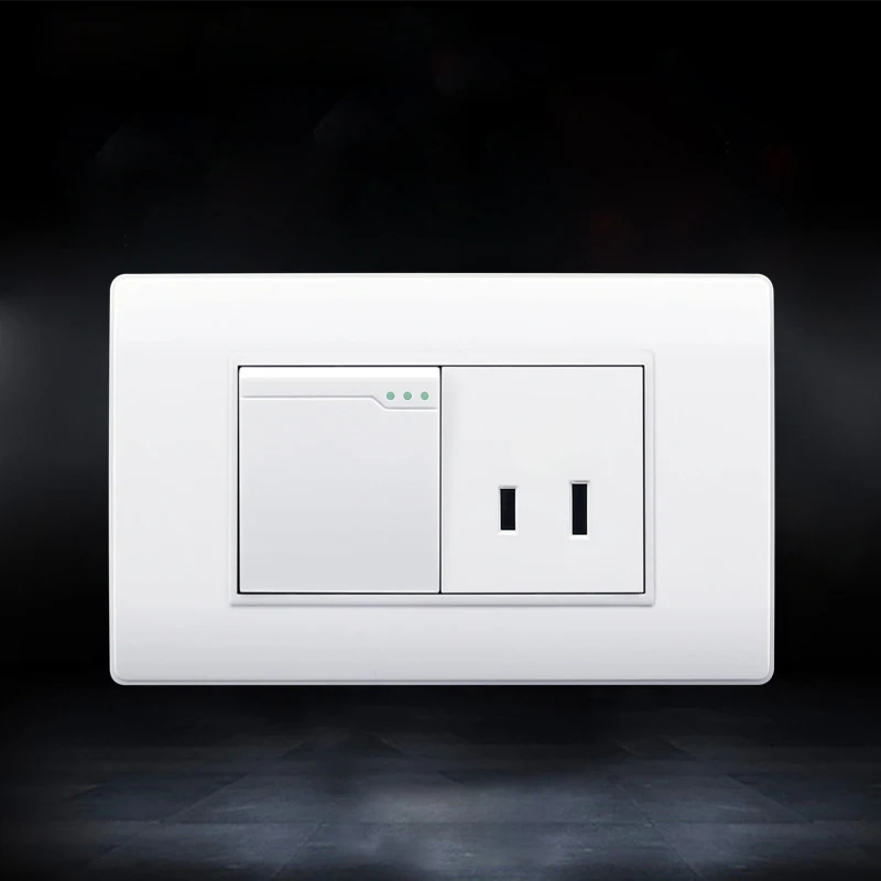 2 Hole Power Socket South American/North America Standard Wall Plate With Light Switch Push Button Faceplate
2 Hole Power Socket South American/North America Standard Wall Plate With Light Switch Push Button Faceplate