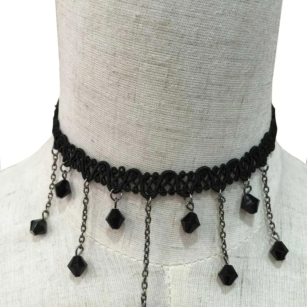 Fashion Water-drop Design Pendants Short Knit Hook Flower Necklace Turque Decor | Украшения и аксессуары