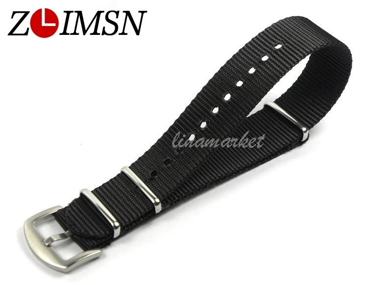 ZLIMSN 22mm Watch Strap Nylon Watchbands Black Color Watchbands Fabric Straps Watches Men Women Relojes Hombre
ZLIMSN 22mm Watch Strap Nylon Watchbands Black Color Watchbands Fabric Straps Watches Men Women Relojes Hombre