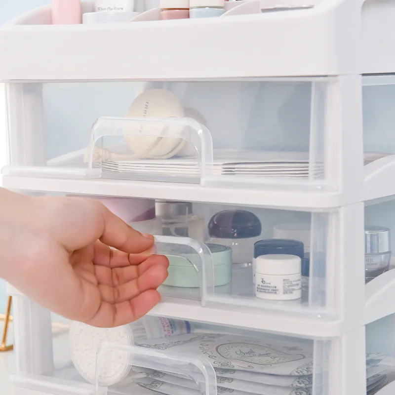 High Capacity Transparent Storage Drawer Cosmetic Storage Box Drawer Desktop Plastic Makeup Dressing Table Skin Care Rack New
High Capacity Transparent Storage Drawer Cosmetic Storage Box Drawer Desktop Plastic Makeup Dressing Table Skin Care Rack New