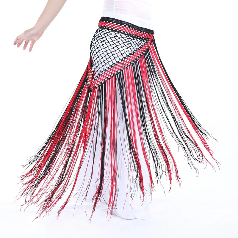 Two-tone Argentina Belly Dance Scarf Long Tassel Belly Dance Hip Scarf Triangle Waist Belt For Women
Two-tone Argentina Belly Dance Scarf Long Tassel Belly Dance Hip Scarf Triangle Waist Belt For Women