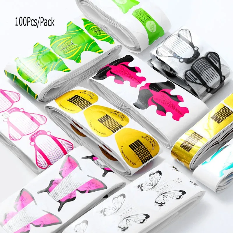 100pcs New Professional Acrylic Nail Art Forms Tips Guide Sticker for DIY Polish Gel French Tips Tools For Tips Extension Forms
100pcs New Professional Acrylic Nail Art Forms Tips Guide Sticker for DIY Polish Gel French Tips Tools For Tips Extension Forms