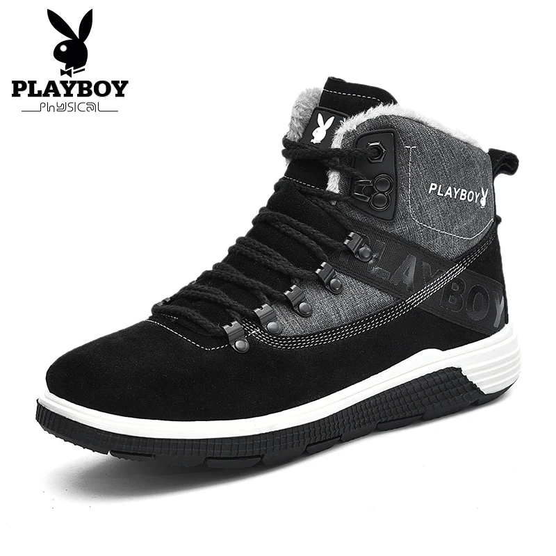 PLAYBOY New Men Boots Winter With Warm Snow Boots Men Winter Boots Work Shoes Men Footwear Fashion TPR Ankle Shoes DS87271
PLAYBOY New Men Boots Winter With Warm Snow Boots Men Winter Boots Work Shoes Men Footwear Fashion TPR Ankle Shoes DS87271