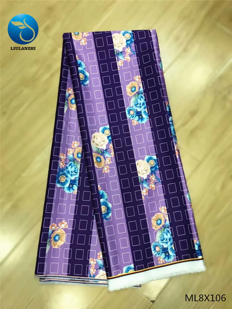 LIULANZHI Wax Prints Afrcian Silk Wax with Flower Prints 2019 New Arrival 5 yards/lot Fabric ML8X109
LIULANZHI Wax Prints Afrcian Silk Wax with Flower Prints 2019 New Arrival 5 yards/lot Fabric ML8X109