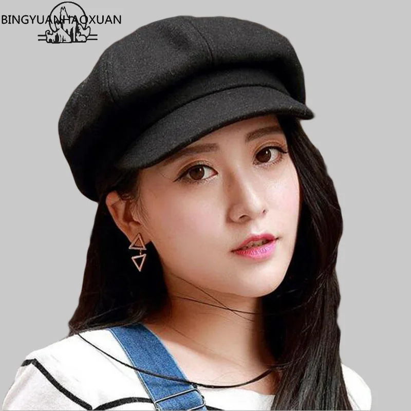 BINGYUANHAOXUAN Beret Imitation wool Octagonal Cap Benn Painter Hat Men Beret Hats Female Vintage Winter Hats For Women Flat Cap
BINGYUANHAOXUAN Beret Imitation wool Octagonal Cap Benn Painter Hat Men Beret Hats Female Vintage Winter Hats For Women Flat Cap